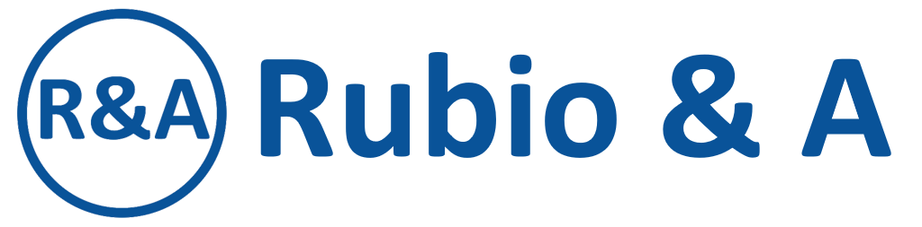 Rubio Abogados Asociados. Banner oficial del bufete.